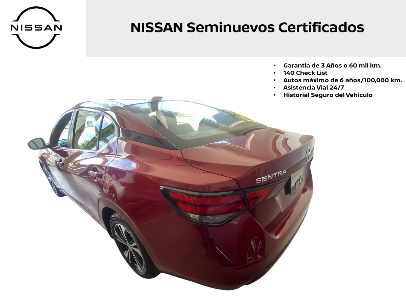 2022 Nissan SENTRA 4 PTS ADVANCE TA AAC F NIEBLA RA-16