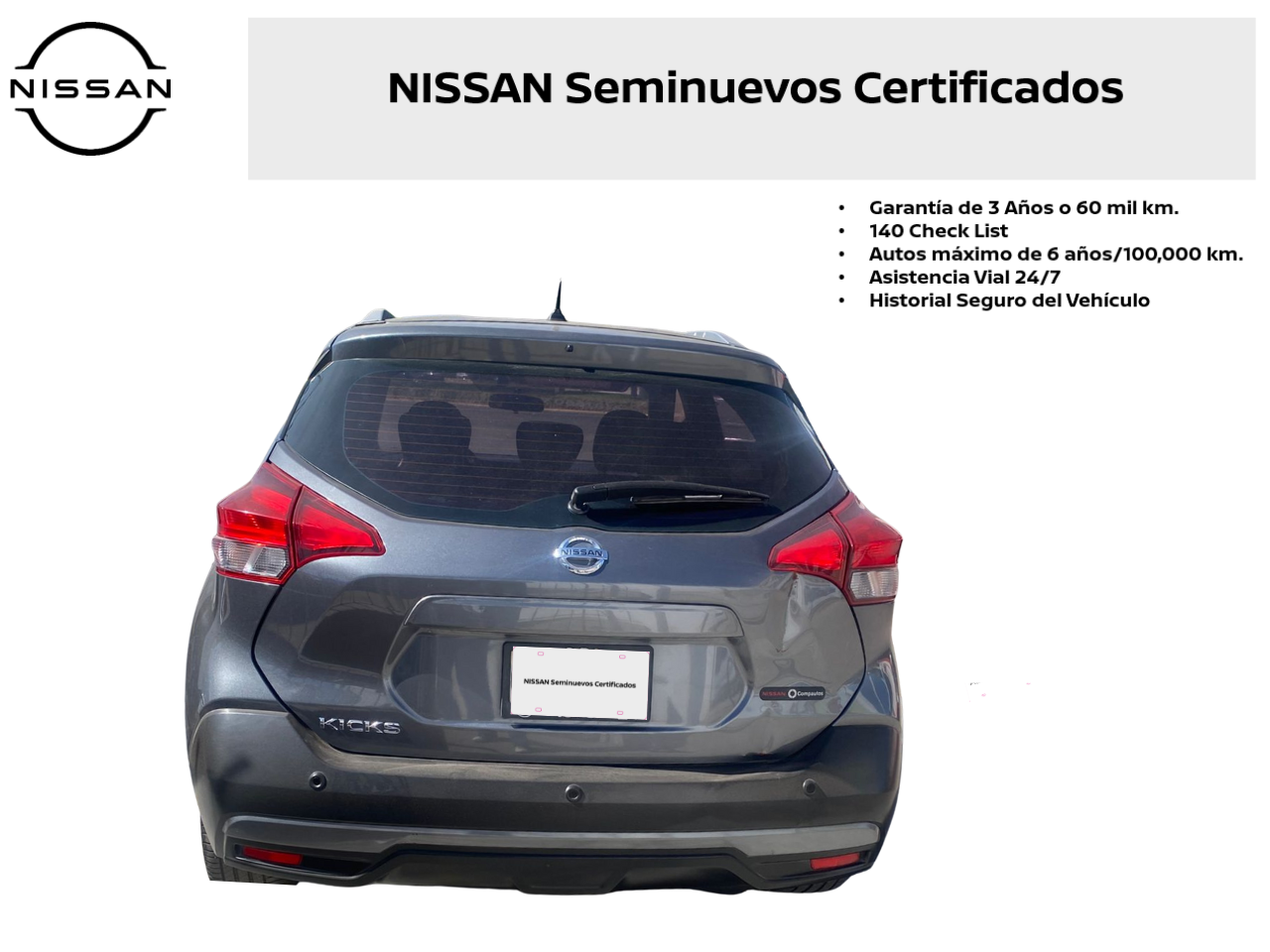 2018 Nissan KICKS 5 PTS EXCLUSIVE 16L TA AAC AUT PIEL VE GPS RA-17