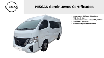 2020 Nissan URVAN 4 PTS AMPLIA TM5 AAC DESEM TRAS 15 PAS