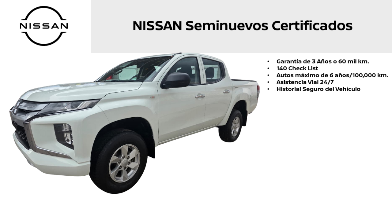2022 Mitsubishi L200 4 PTS GLX CABINA DOBLE 24TD TM5 4X4